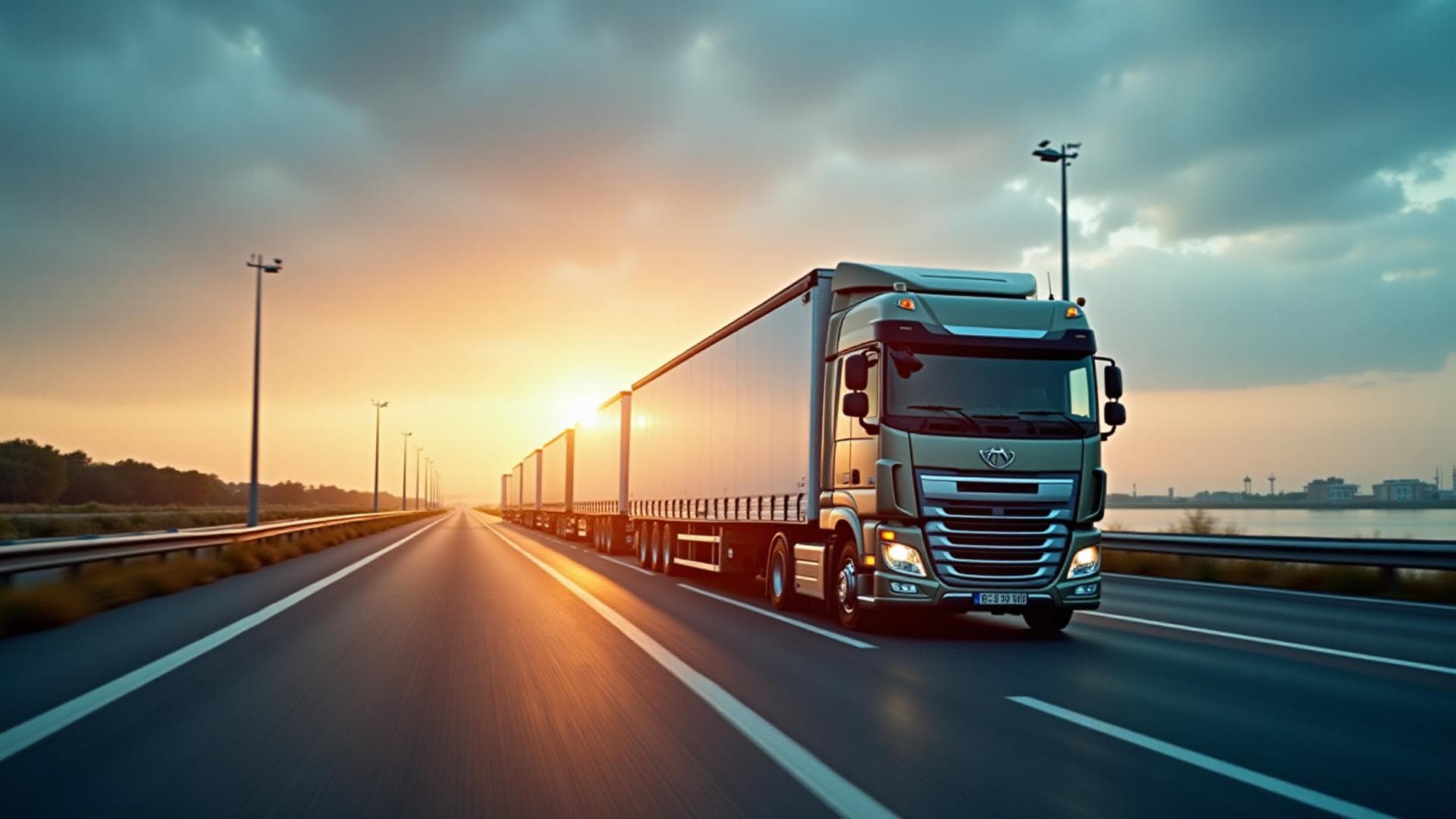 Truck rental and logistics services Delhi NCR - Ashok Transport fleet
